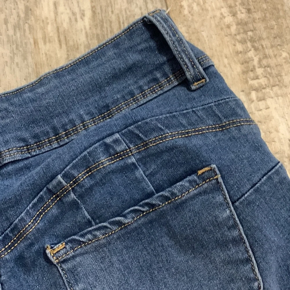 YMI mid rise jean shorts